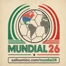 Logo Mundial26 retro